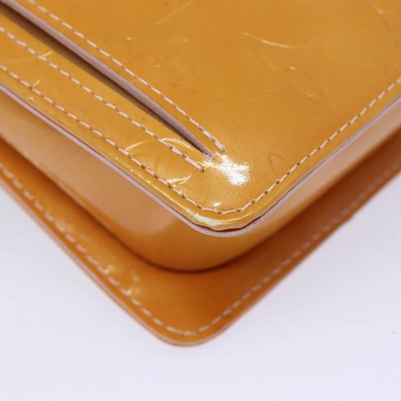 LOUIS VUITTON Monogram Vernis Motto Pouch Marshmallow Pink M91312 LV Auth 84288 - Picture 15 of 16